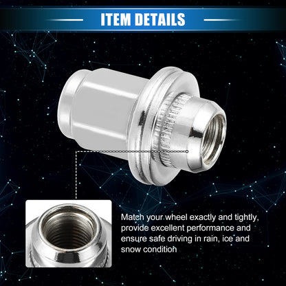20cs Wheel Lug Nuts M14x1.5 for Toyota Tundra Sequoia