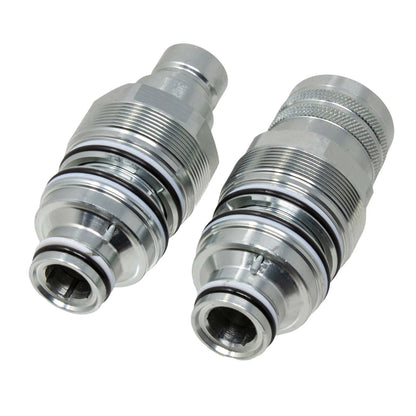 2x Flat Face Coupler Kit for Bobcat (1998–2024)