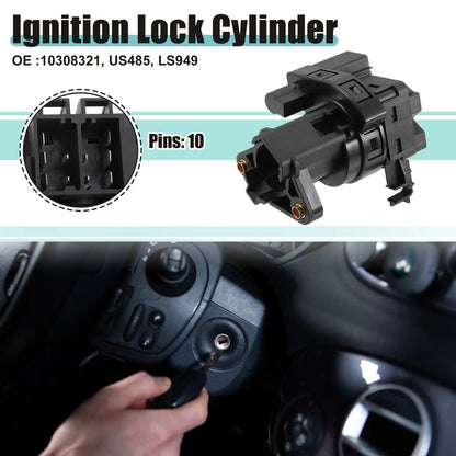 Ignition Switch Cylinder Lock Assembly for Chevrolet Corvette (1997 - 2004)