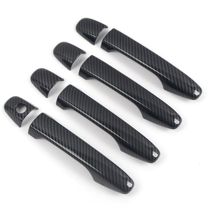 Carbon Fiber Look Exterior Door Handle Cover Trim for Subaru WRX STi (2015-2021)