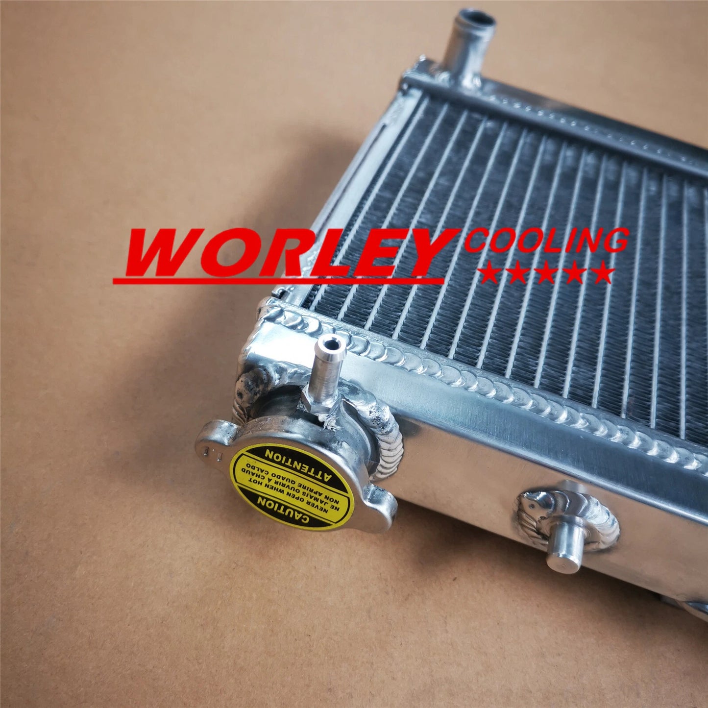 Aluminum Radiator for Honda TRX250 TRX250R (1988-1989) + Hose, Black