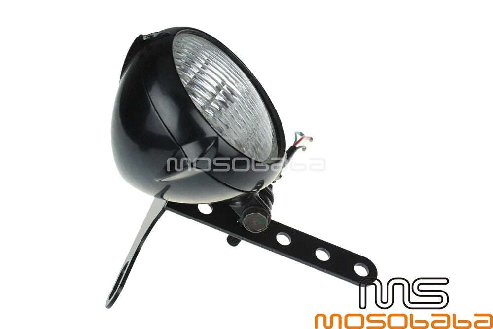Black Headlight Mount Bracket for Harley Softail Sportster Chopper Bobber