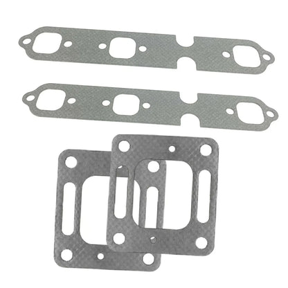 Exhaust Gasket Manifold for Mercruiser 4.3L V6 Riser Block Elbow Kit