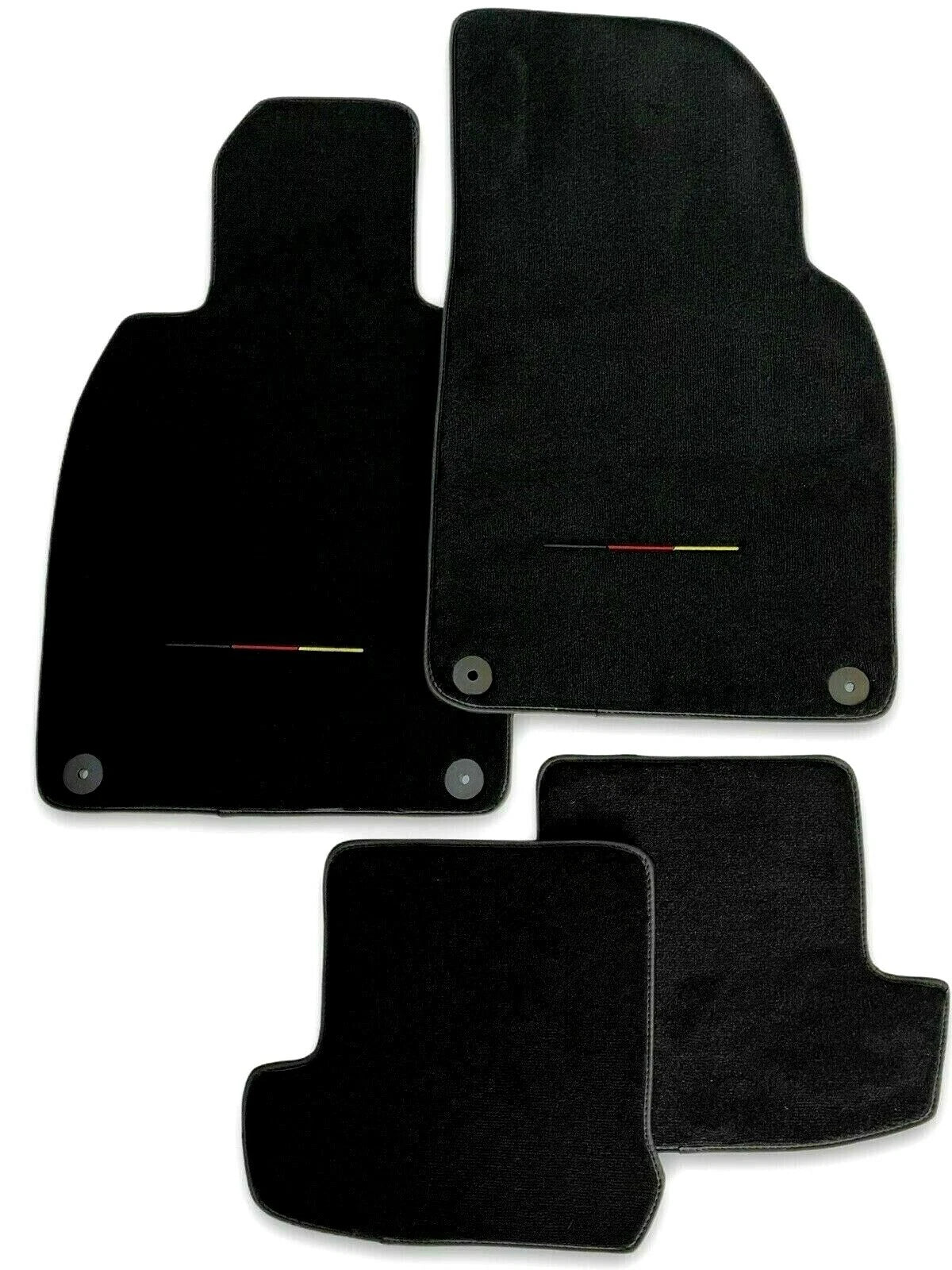 Floor Mats for Audi Q5 LHD Carpet Black with Germany Flag (2009-2017)