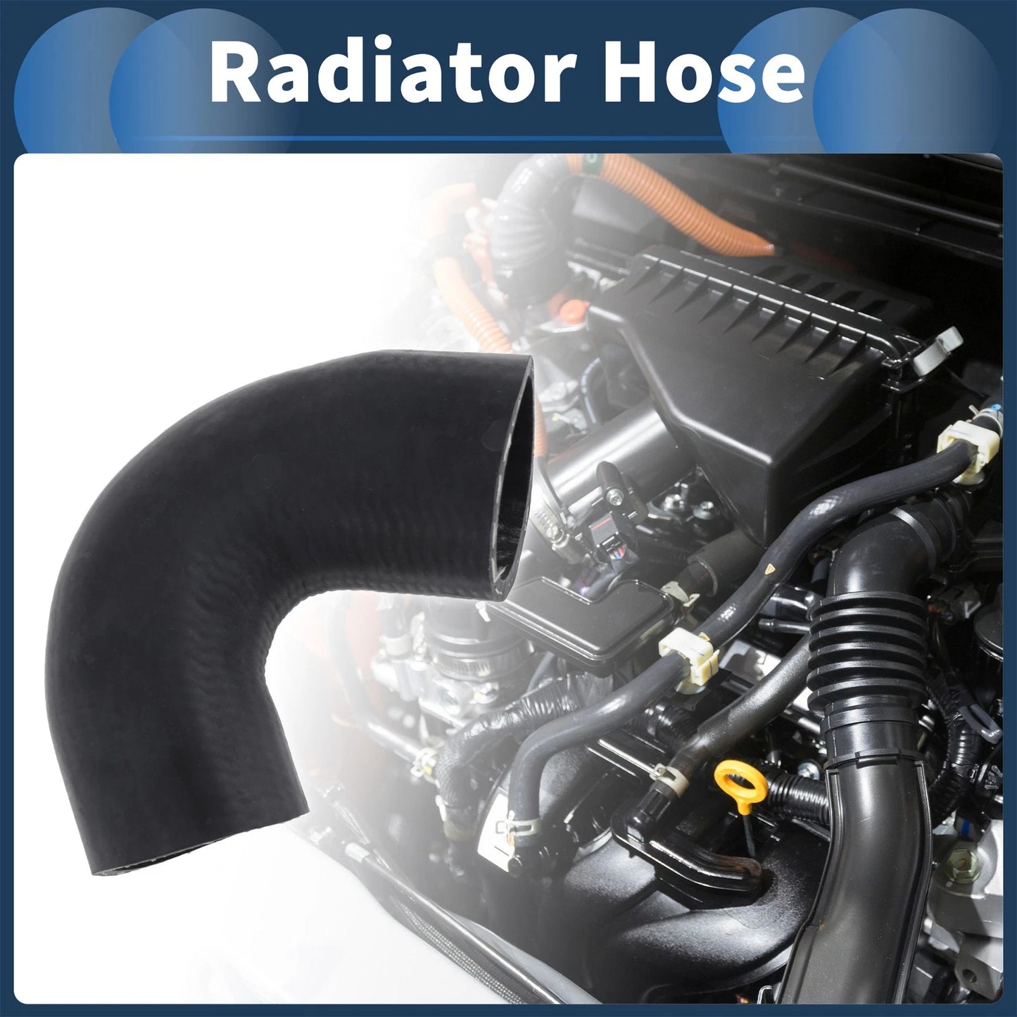 Radiator Hose for BMW X5, X6 2011-2014, 2 x Rubber Hose