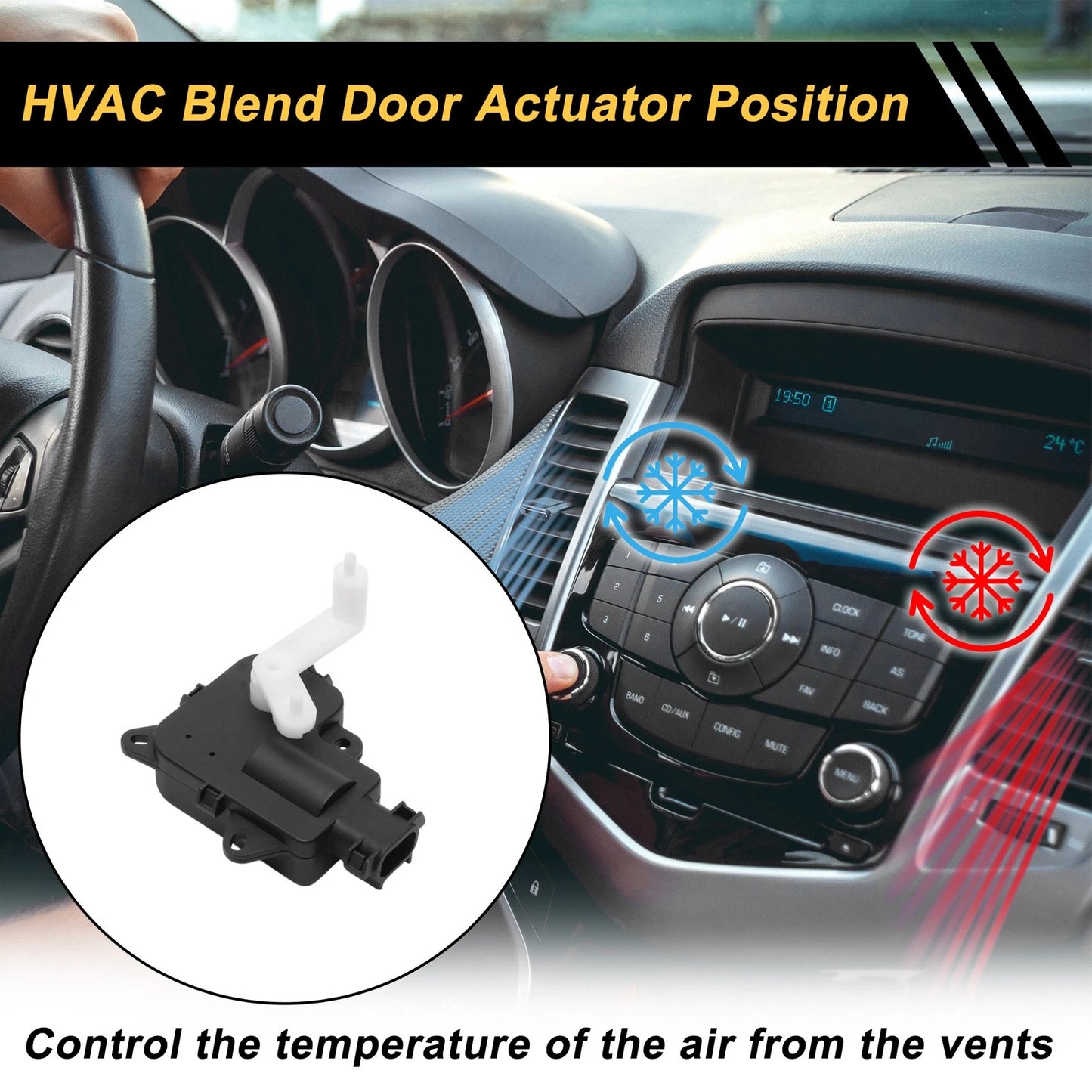 Heater Blend Door Actuator for Jeep Grand Cherokee (2003-2005)