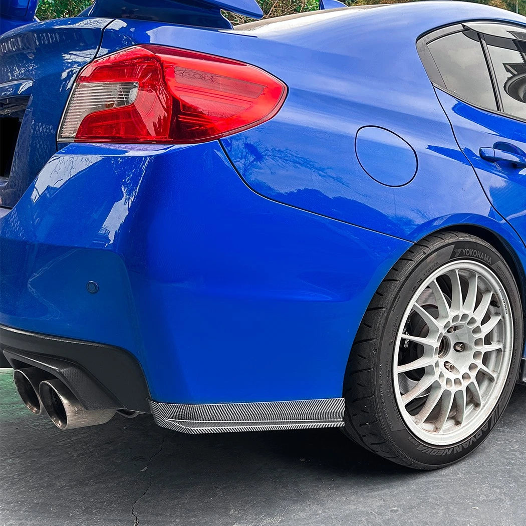 Rear Bumper Aprons Spats Cap Corner Splitter Spats for Subaru WRX STI (2015–2021)