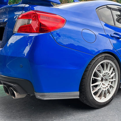 Rear Bumper Aprons Spats Cap Corner Splitter Spats for Subaru WRX STI (2015–2021)