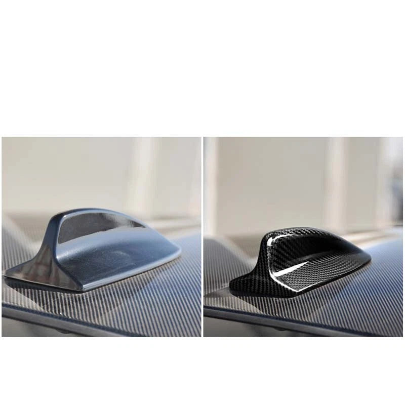 Carbon Fiber Roof Shark Antenna Cover Trim fit For BMW 3 Series E46 1998-2005