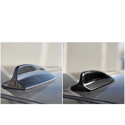 Carbon Fiber Roof Shark Antenna Cover Trim fit For BMW 3 Series E46 1998-2005