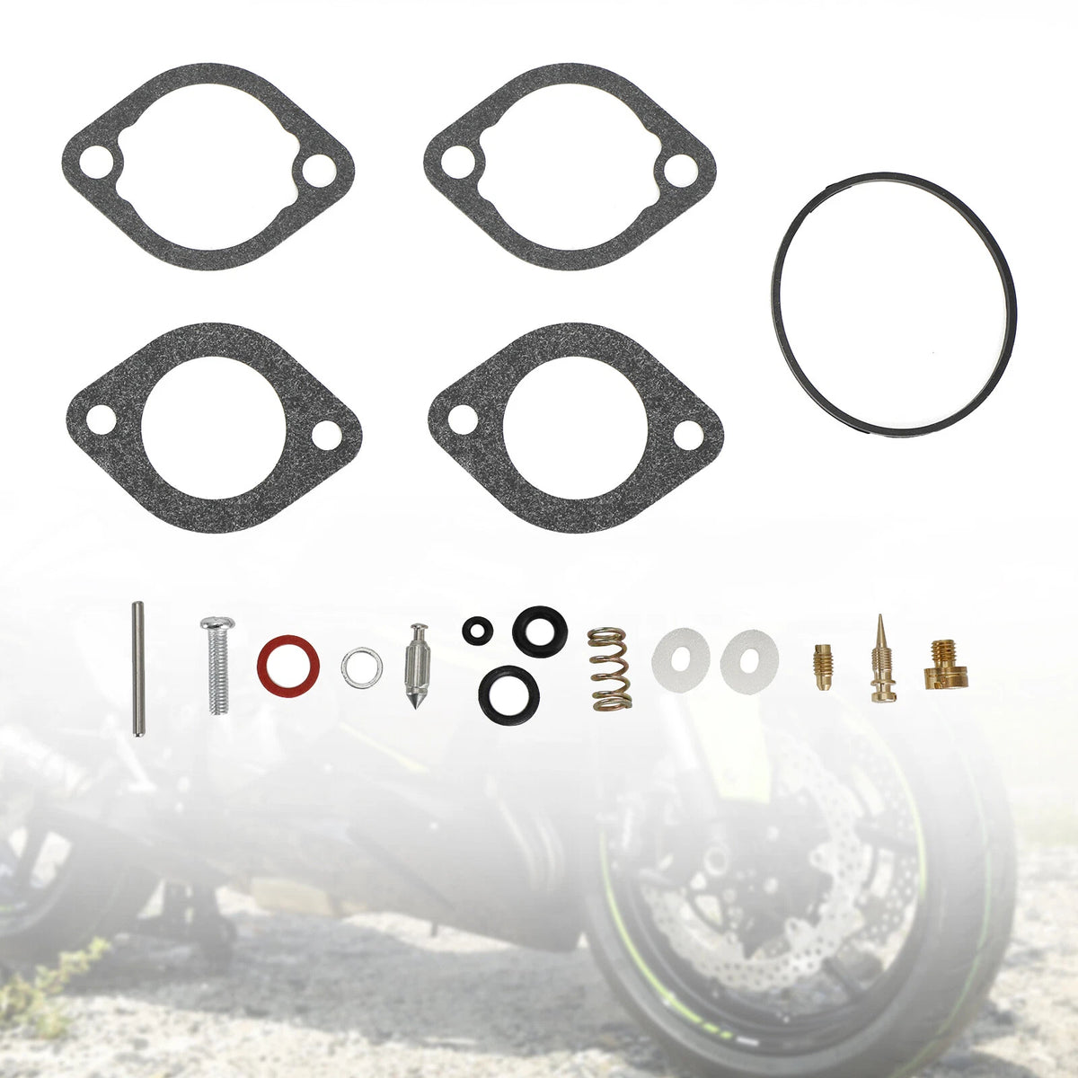 Carburetor Repair Kit for Kawasaki Mule 610 600 SX (2005-2017)