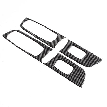 Real Carbon Fiber Window Lift Switch Panel Trim for Dodge Charger (2011-2014)