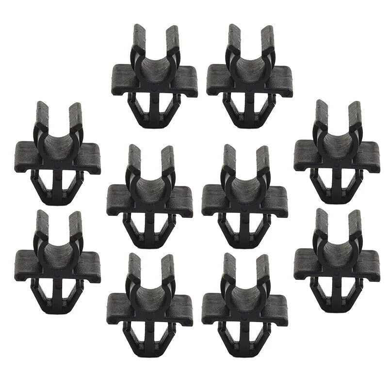 10 x Nylon Car Hood Prop Rod Support Clips for Nissan