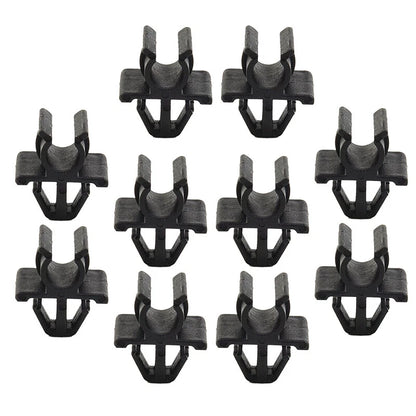 10 x Nylon Car Hood Prop Rod Support Clips for Nissan
