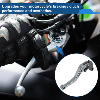 Short Brake Clutch Levers 1 pair Titanium Tone for Yamaha MT-10/FZ-10 (2017–2021)