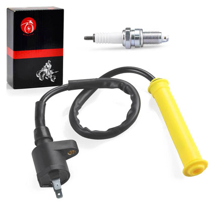 Ignition Coil & Spark Plug w/Cap for Honda XR250R (1996-2004)