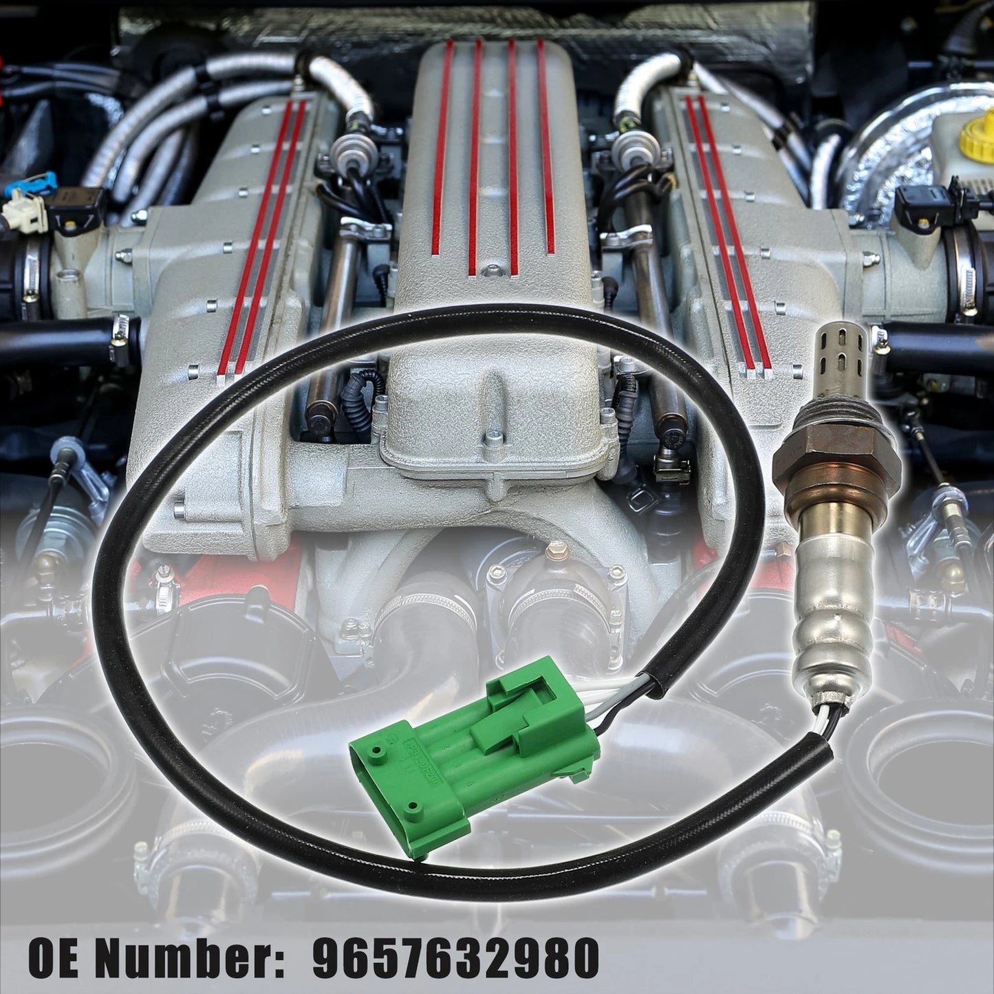 Oxygen O2 Sensor for Peugeot 206 207 Partner, Citroen C2 C3 C4 (2000-2010)