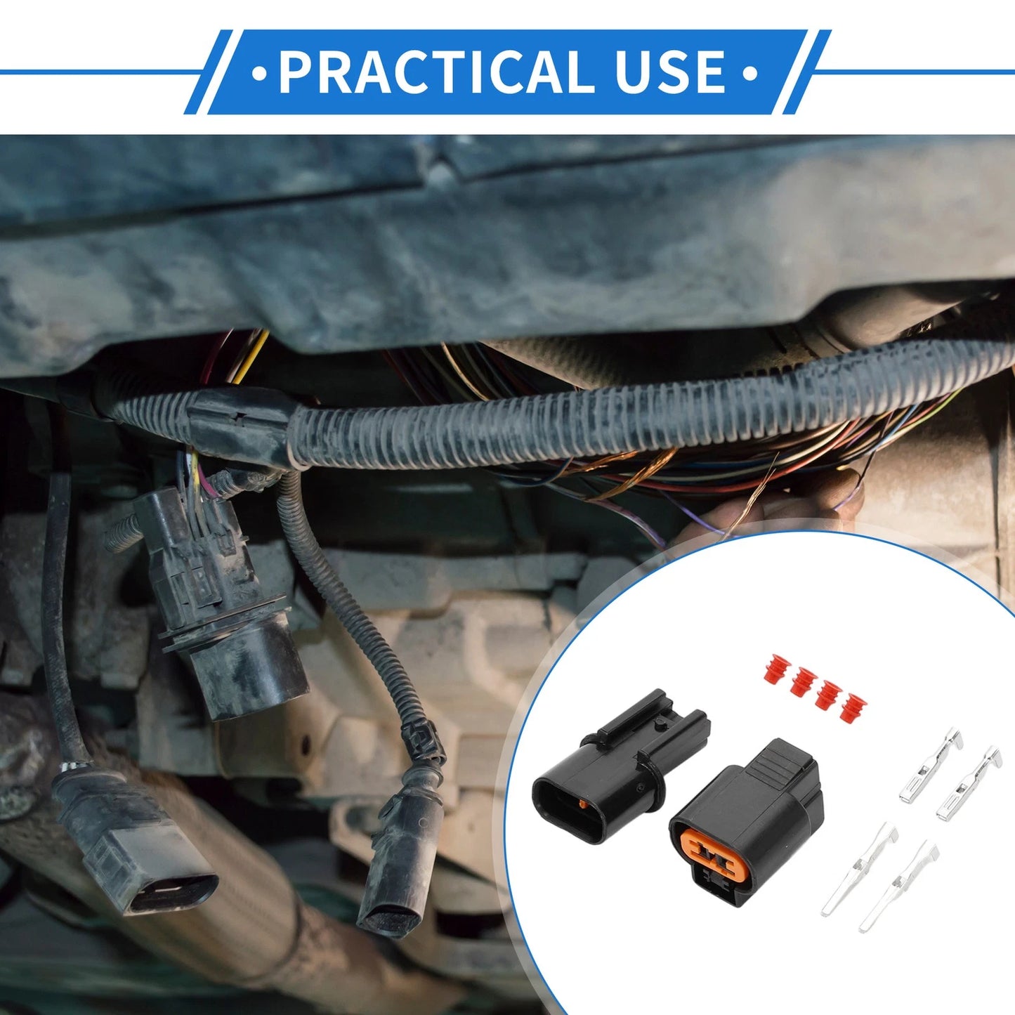 Pin ABS Sensor Connector Plug for Mitsubishi