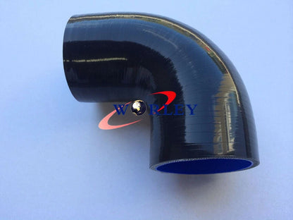 90 Degree Silicone Elbow Hose 3.5" for Turbo Intercooler - Universal Fit