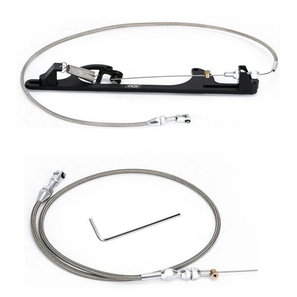 Throttle Cable 36-Inch Braided Stainless Steel for Gas