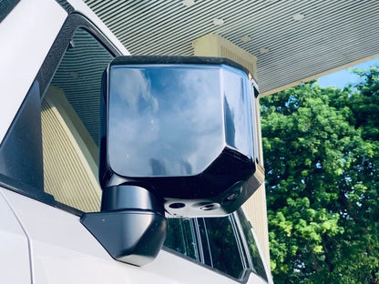 ABS Glossy Black Side Mirror Cover Trim for Toyota Prado LC250 (2024-2025) 2 x