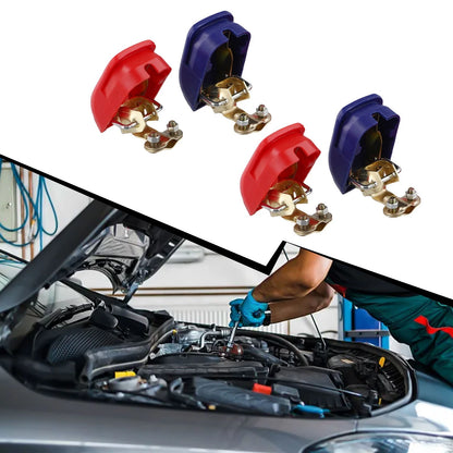 2 x Quick Release Battery Terminals Clamps for 12V Car Connectors