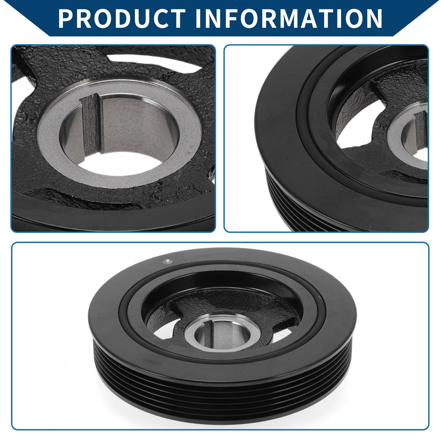 Harmonic Balancer Crank Pulley for Kia Sorento (2003-2009)