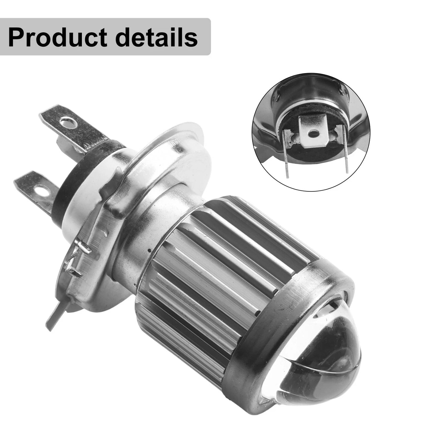 Bulbs / 9-32V H4 / Moto LED Headlight Dual Color Hi/Lo 12W for Motorcycle