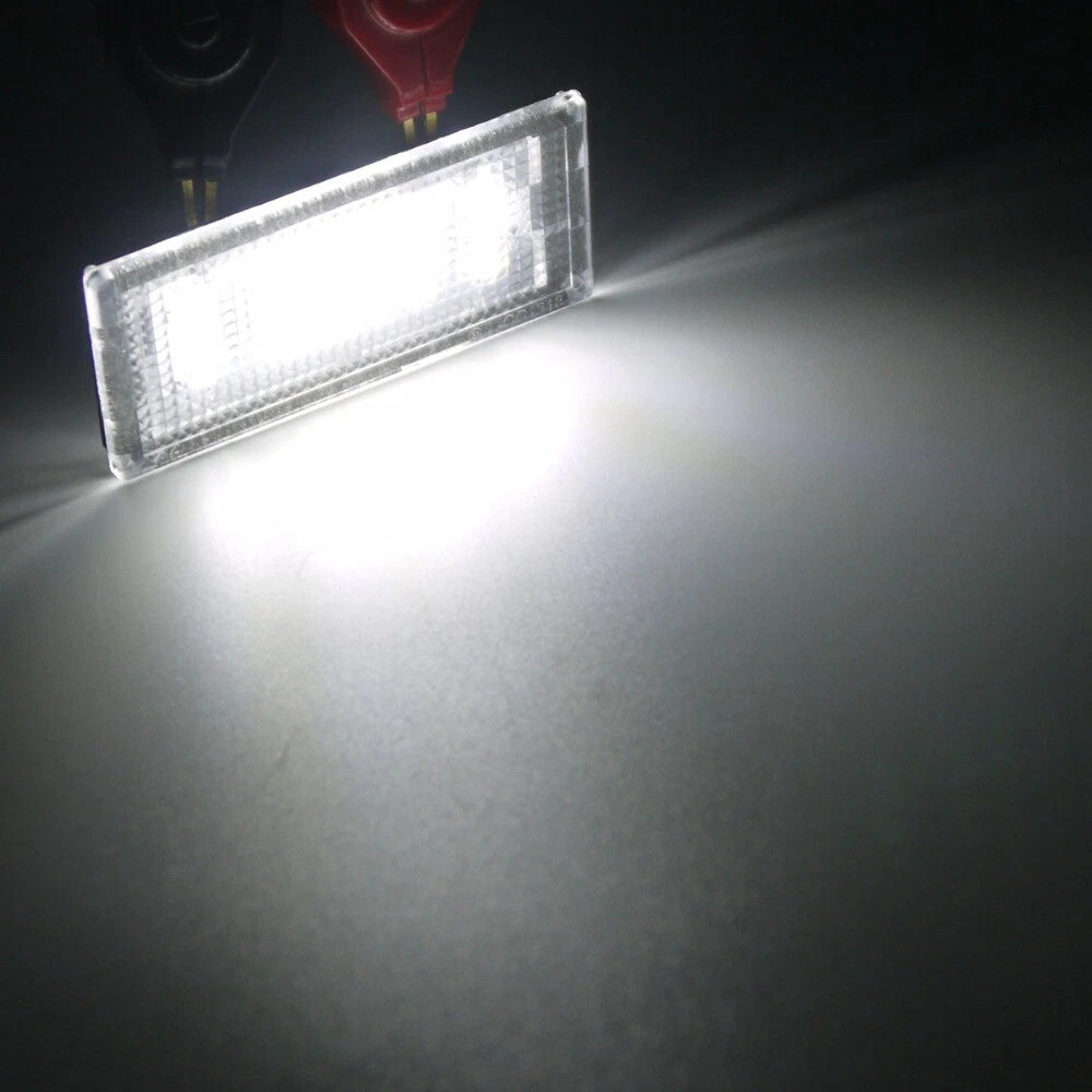 2 x White 18 LED License Plate Lights for BMW E46 (1998-2003)