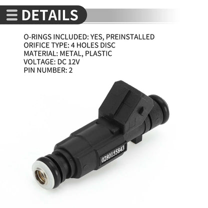 Fuel Injector 141680 for CITROEN PEUGEOT (Various Years)