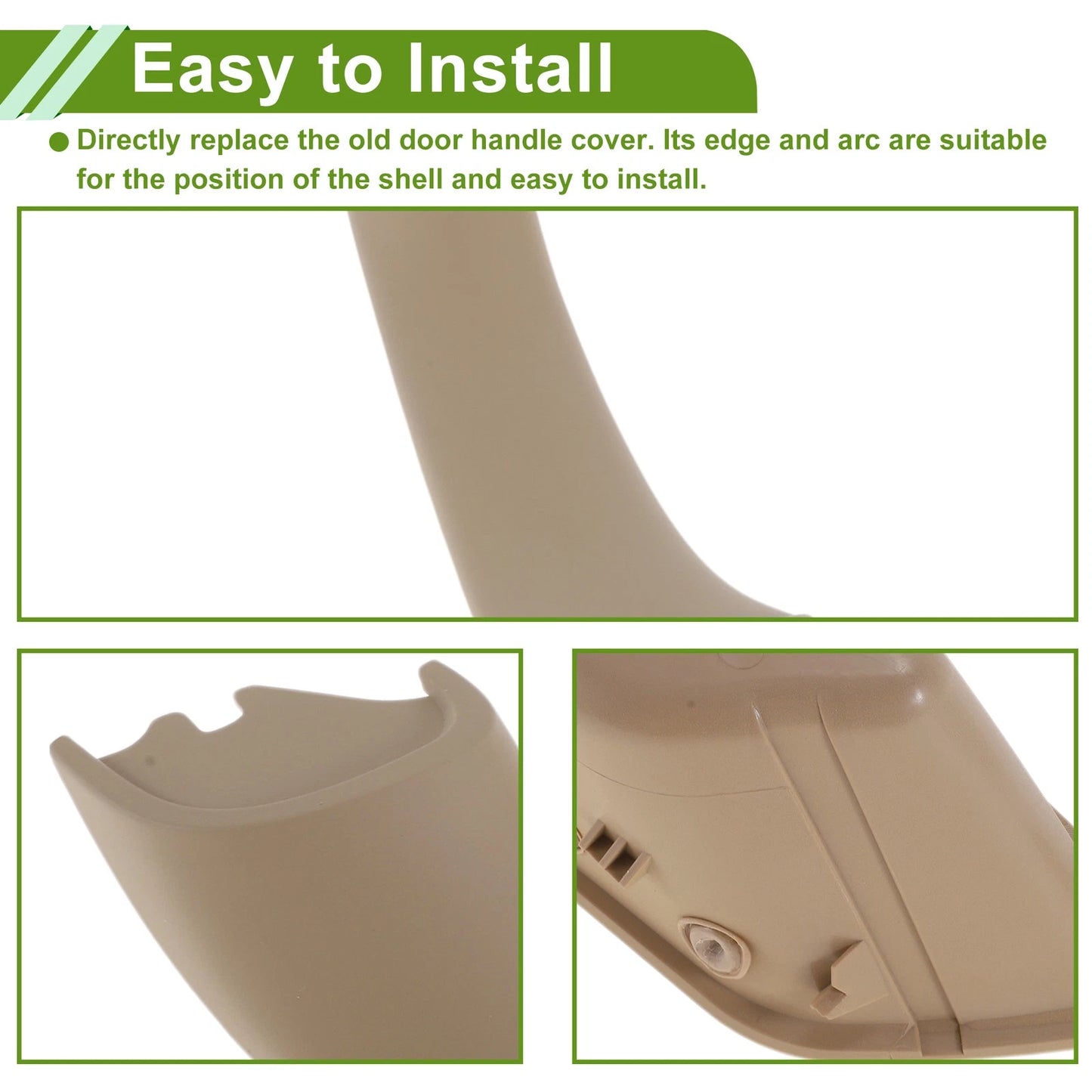 Door Panel Handle Pull Trim Cover for BMW 5 Series (2011-2016) Beige