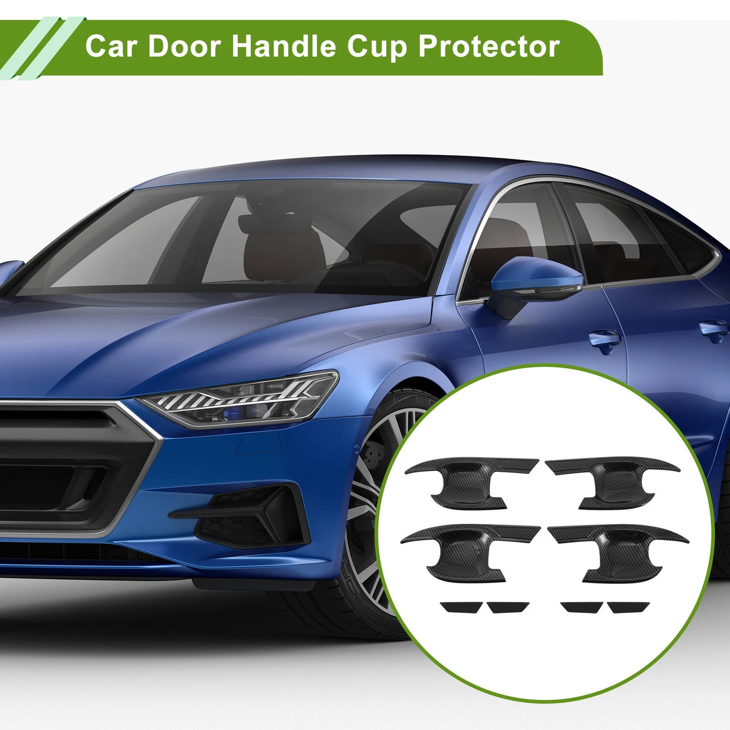 4 x Door Handle Cup Protectors for Toyota Highlander Kluger (2014-2023)