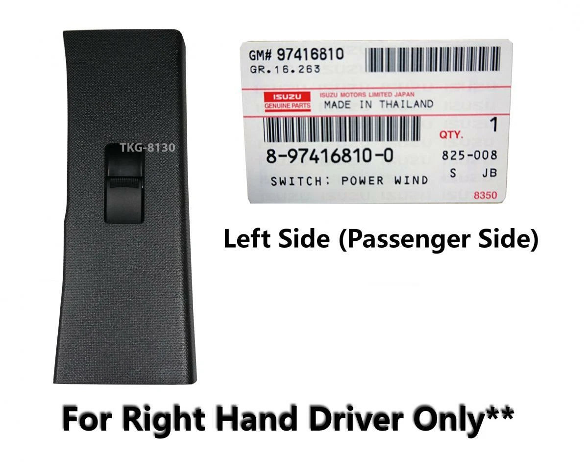 Power Window Switch with Cover for Isuzu D-Max (2012-2016)