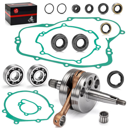 ENGINE REBUILD: CRANKSHAFT SEAL O-RING GASKETS for KAWASAKI KX85 (2001-2005)