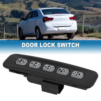 Car Door Lock Switch for Ford Crown Victoria 2001-2011 (2 x Black)