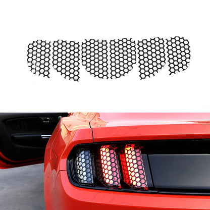 Car Honeycomb Taillight Rear Lamp Light Sticker Decals fit For Mustang 2015-2018