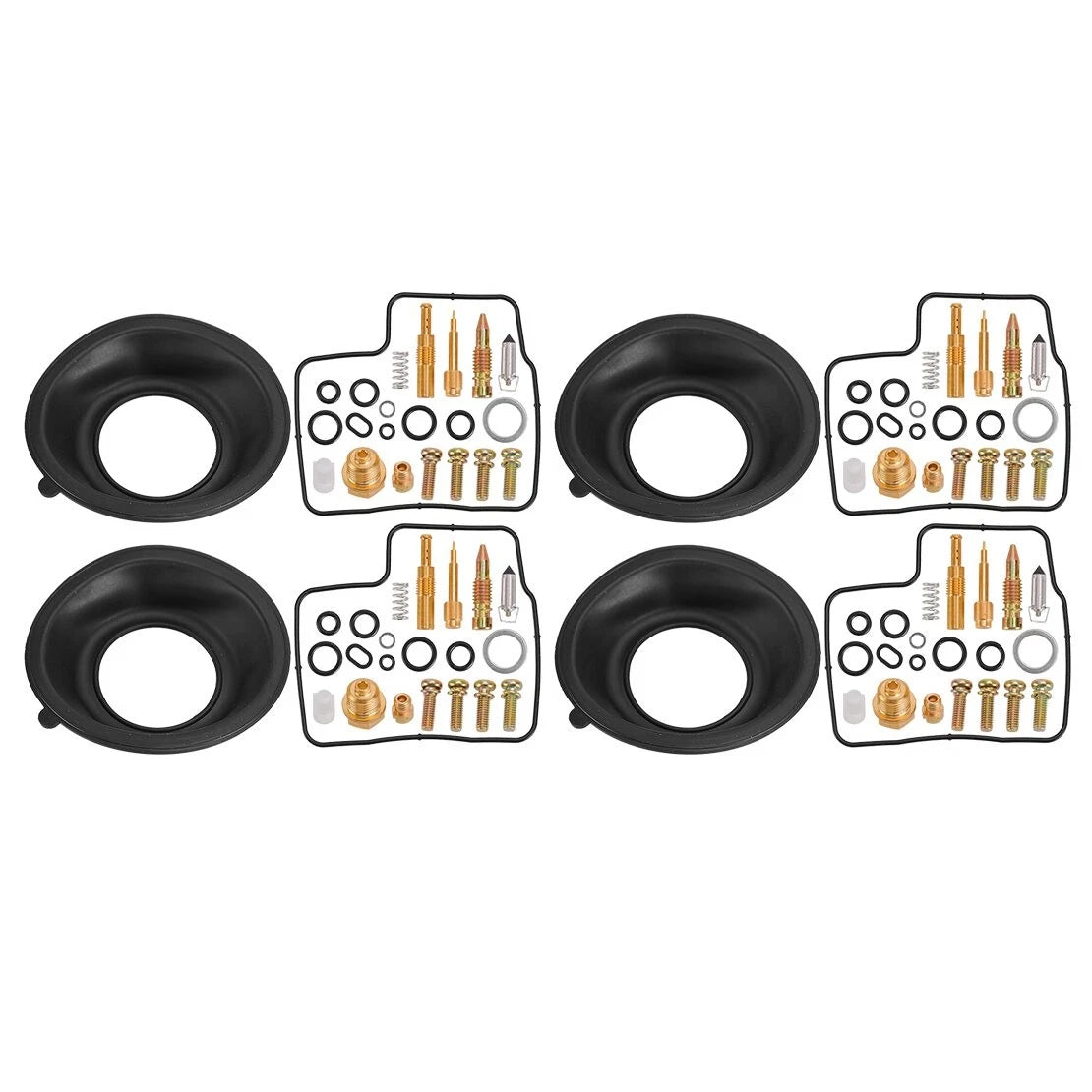 4 x Carburetor Repair Kit for Honda VF1100C, VF1100S, VT1100C (1983-1985)