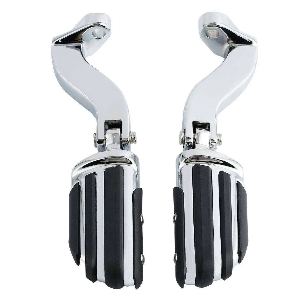 Chrome Passenger Footpeg Pilot Pegs for Harley Touring (1993-2025)
