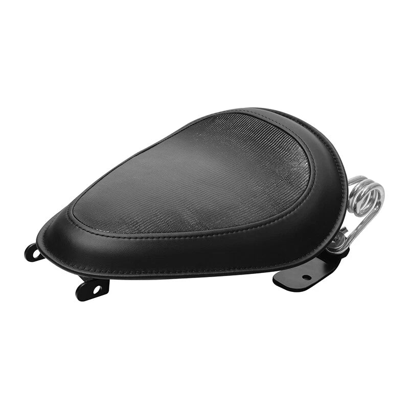 Black Solo Rider Driver Seat for Harley Dyna Low Rider Super Glide (2007-2017)
