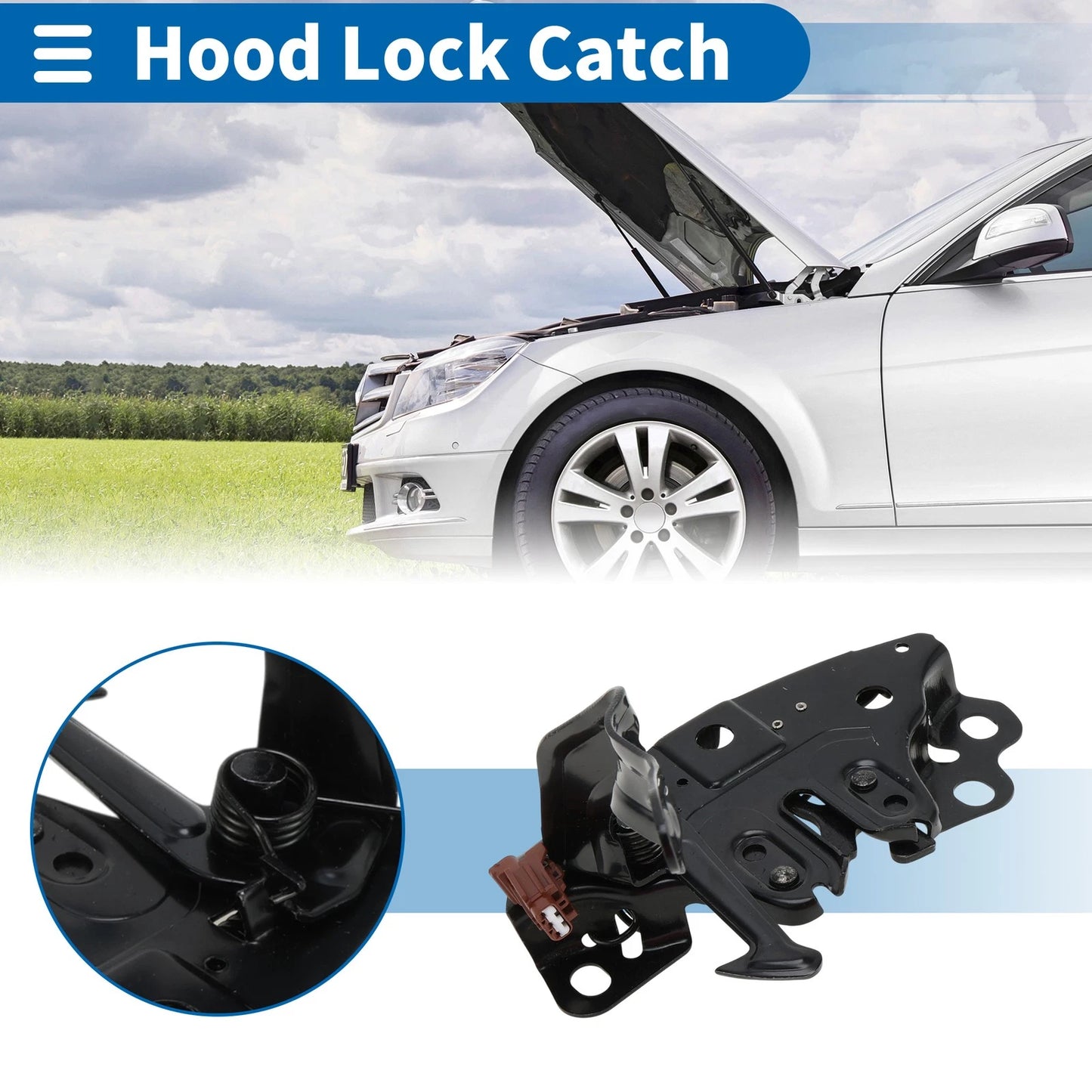 Hood Latch Assembly for Nissan Altima (2013-2017) 1 Pcs