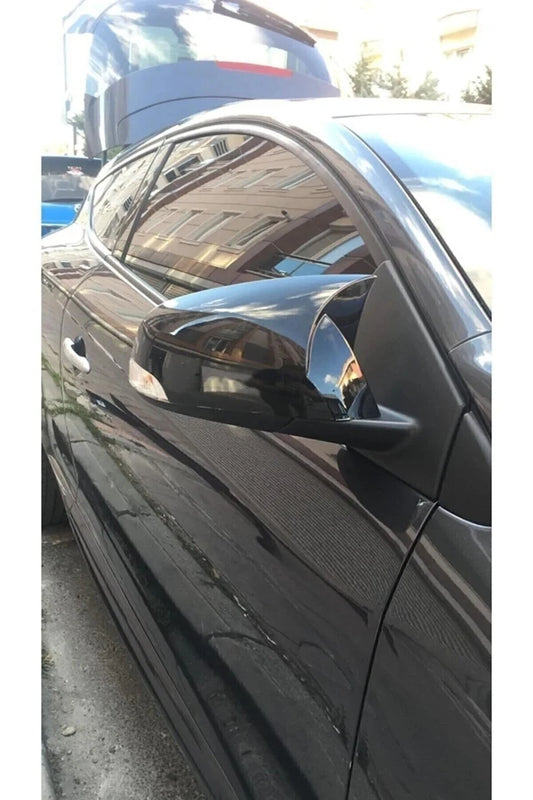 2 Piece Side View Mirror Covers for BMW E60 5 Series (2005-2010) Gloss Black