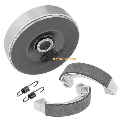 Rear Brake Drum Hub & Shoe for Yamaha Bruin 250 350 (2004–2006)