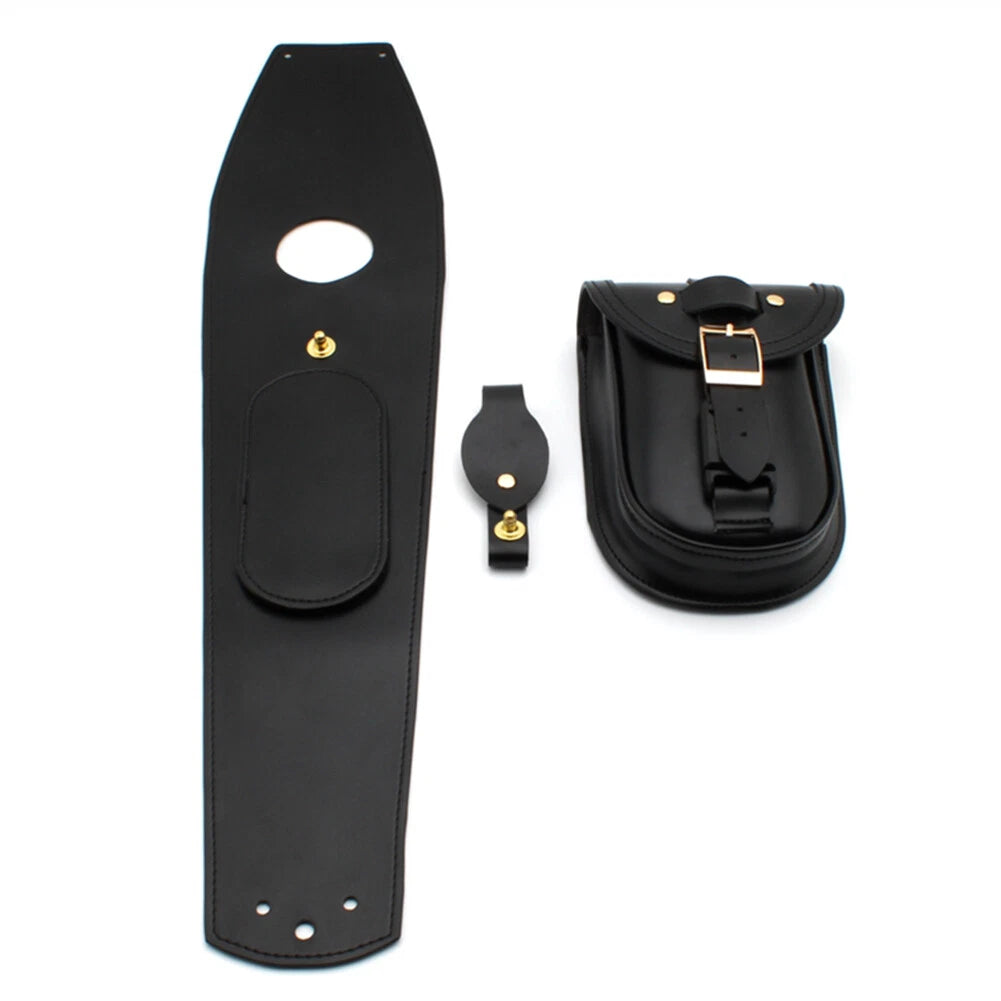 Motorcycle PU Black Detachable Tank Panel Bag for BMW R18 Classic (2020-2023)