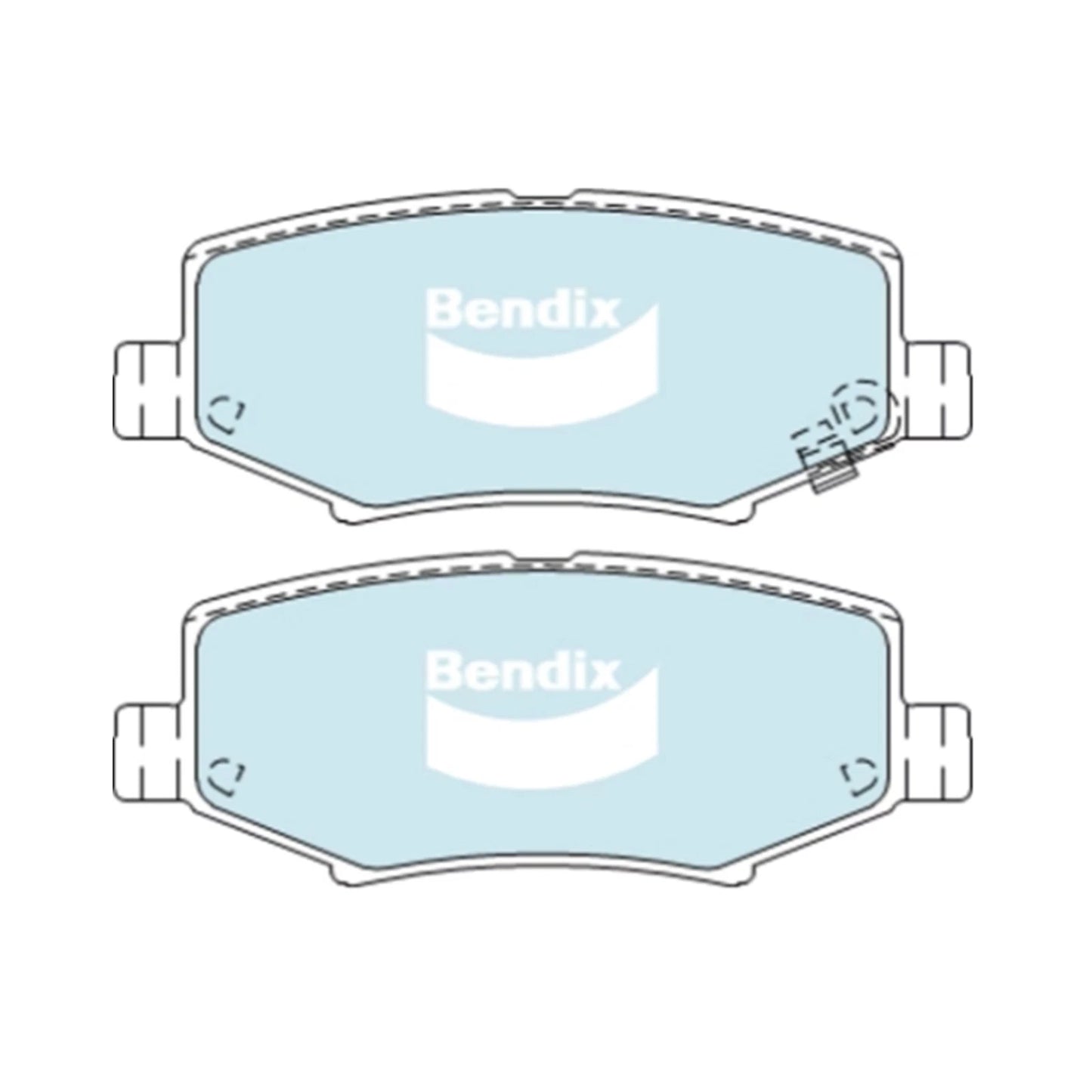 4WD Rear Disc Brake Pad Set for Dodge Nitro (2007-2012)