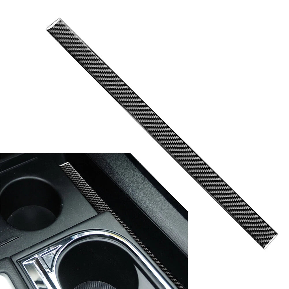 Cup Holder Stripe Cover for Toyota Tundra (2014-2021) Black