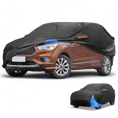 Waterproof All Weather Car Cover for Ford Kuga (2013-2023) Black Blue 210D-PU