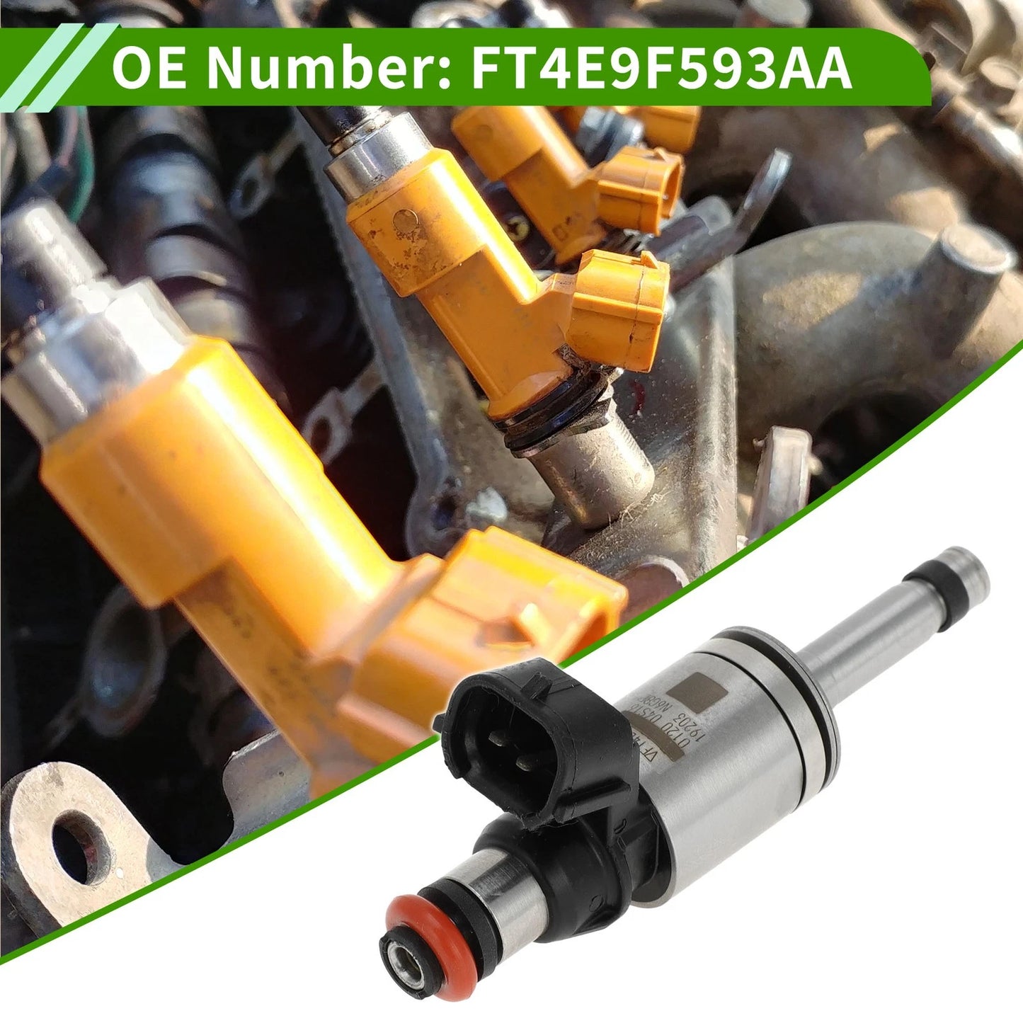 Fuel Injector for Ford F-150 2.7T V6 (2015-2017) 1 Pc Black