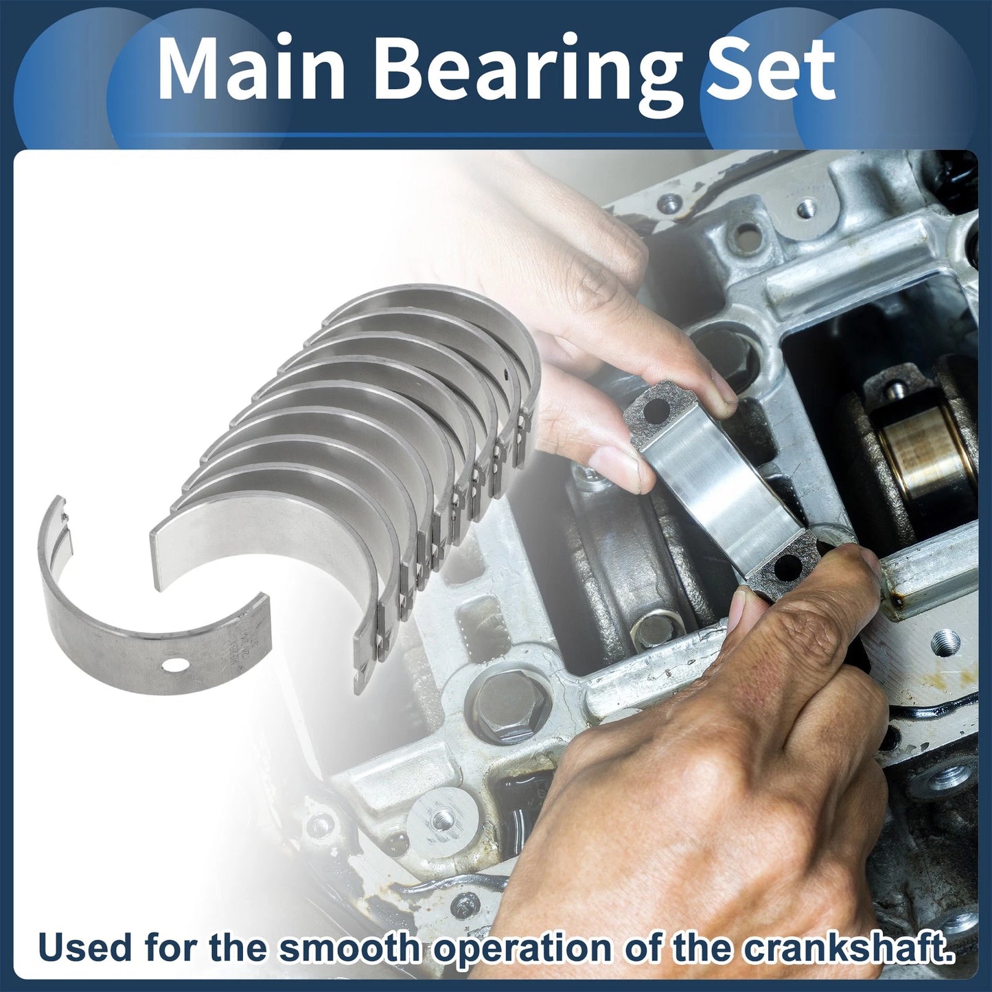 Main Bearing Set for Toyota Starlet (1969-1996)