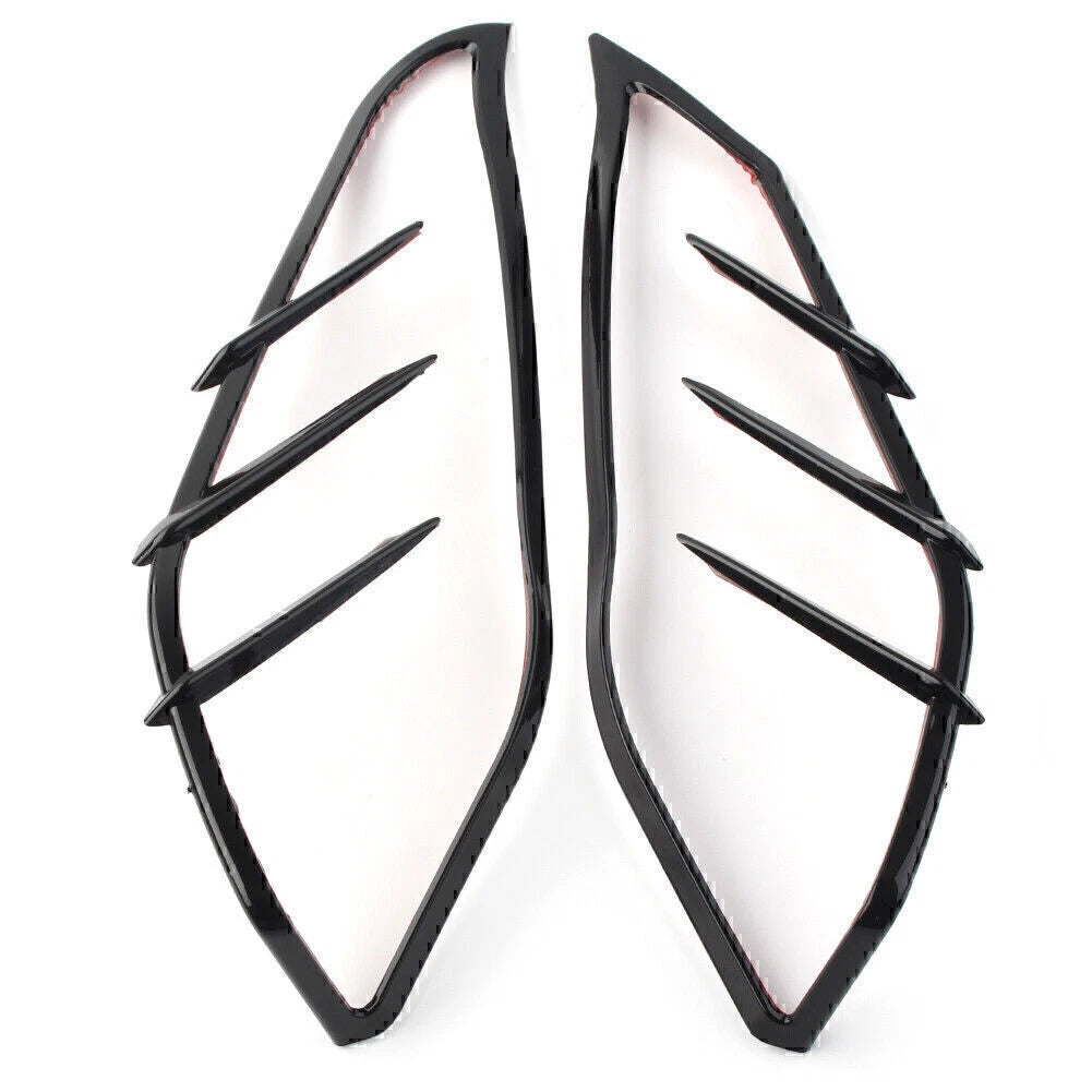Black Mid-Frame Air Deflector Trim for Harley Electra Glide Tri Glide (2009-2023)