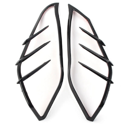 Black Mid-Frame Air Deflector Trim for Harley Electra Glide Tri Glide (2009-2023)
